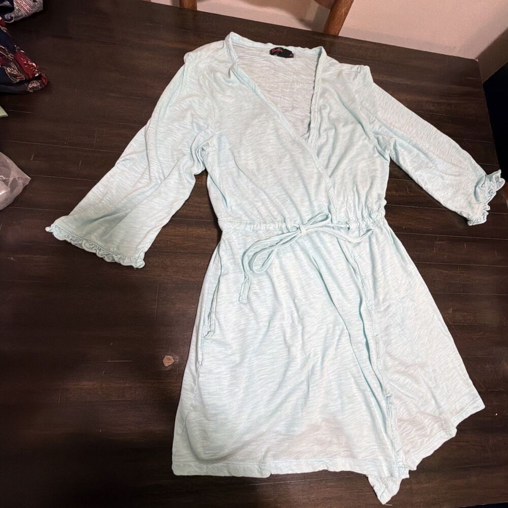 Betseyville Belted Pockets Robe Women's size medium Sleep wear Cotton/Rayon